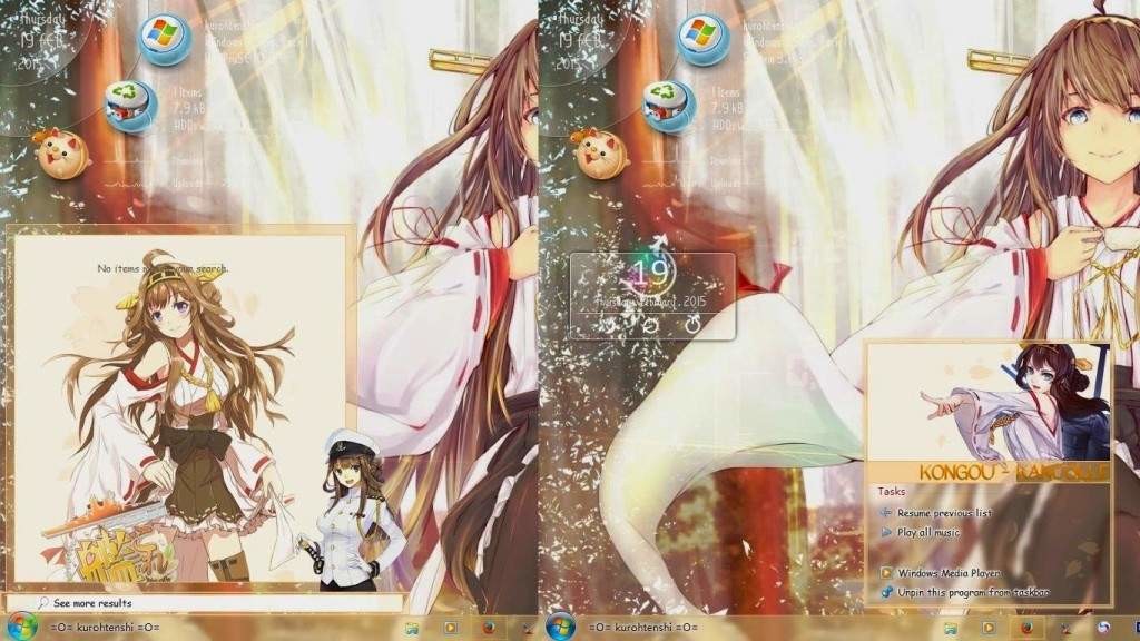 【win7】- 舰娘-金刚/Kongou “Kantai Collection” By Kurohtenshi