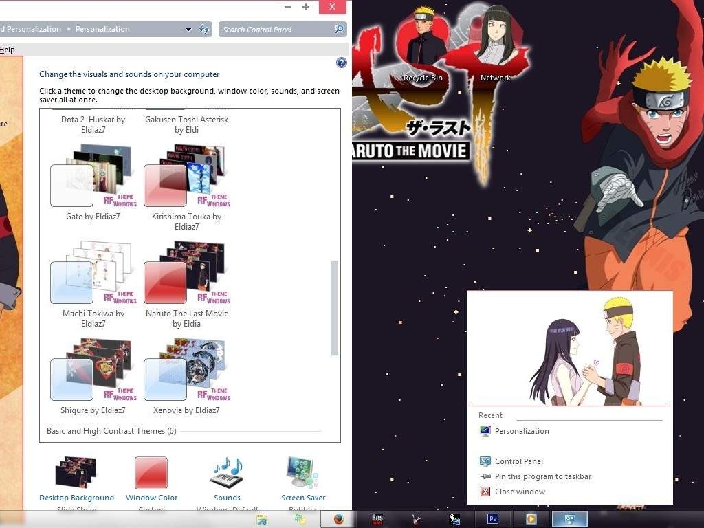 【win7主题】-Naruto The Last Movie - Naruto X Hinata/火影 雏田 X