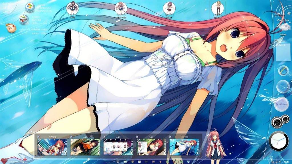 【win8主题】苍之彼方的四重奏/Ao no Kanata no Four Rhythm Windows 8.1 by andrea_37