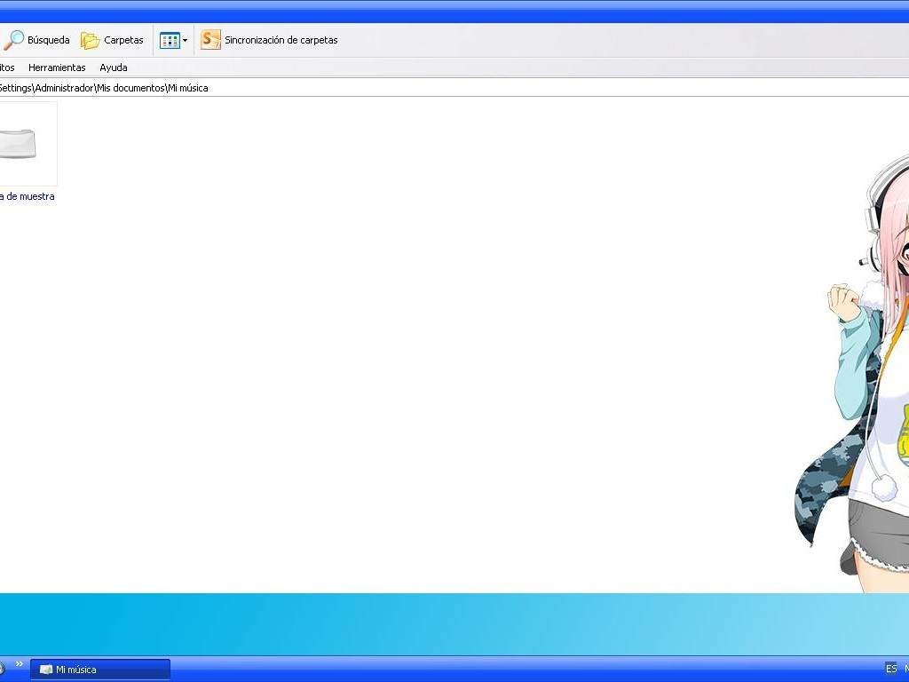 【winXP主题】-Super Sonico/超级索尼子