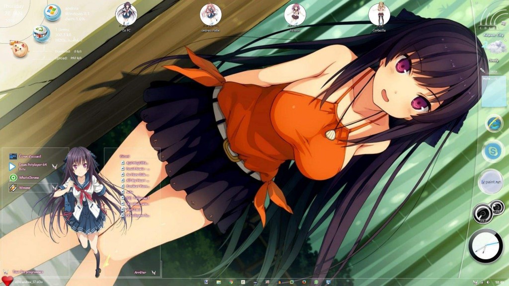 【win8主题】苍之彼方的四重奏/Ao no Kanata no Four Rhythm Windows 8.1 by andrea_37