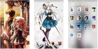 安卓萌化主题】绝对双刃-萌心次元|MoxACG.Moe