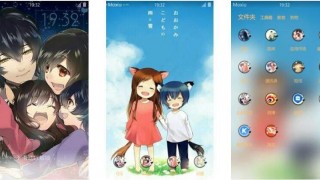 【安卓萌化主题】狼的孩子雨和雪-萌心次元|MoxACG.Moe