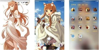 【安卓萌化主题】狼与香辛料—赫萝-萌心次元|MoxACG.Moe