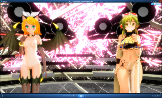 【MMD】リンちゃんとGUMIたんでViva Happy!-萌心次元|MoxACG.Moe