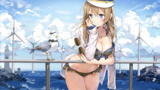 【二次元图集】泳衣巨乳猫儿-萌心次元|MoxACG.Moe