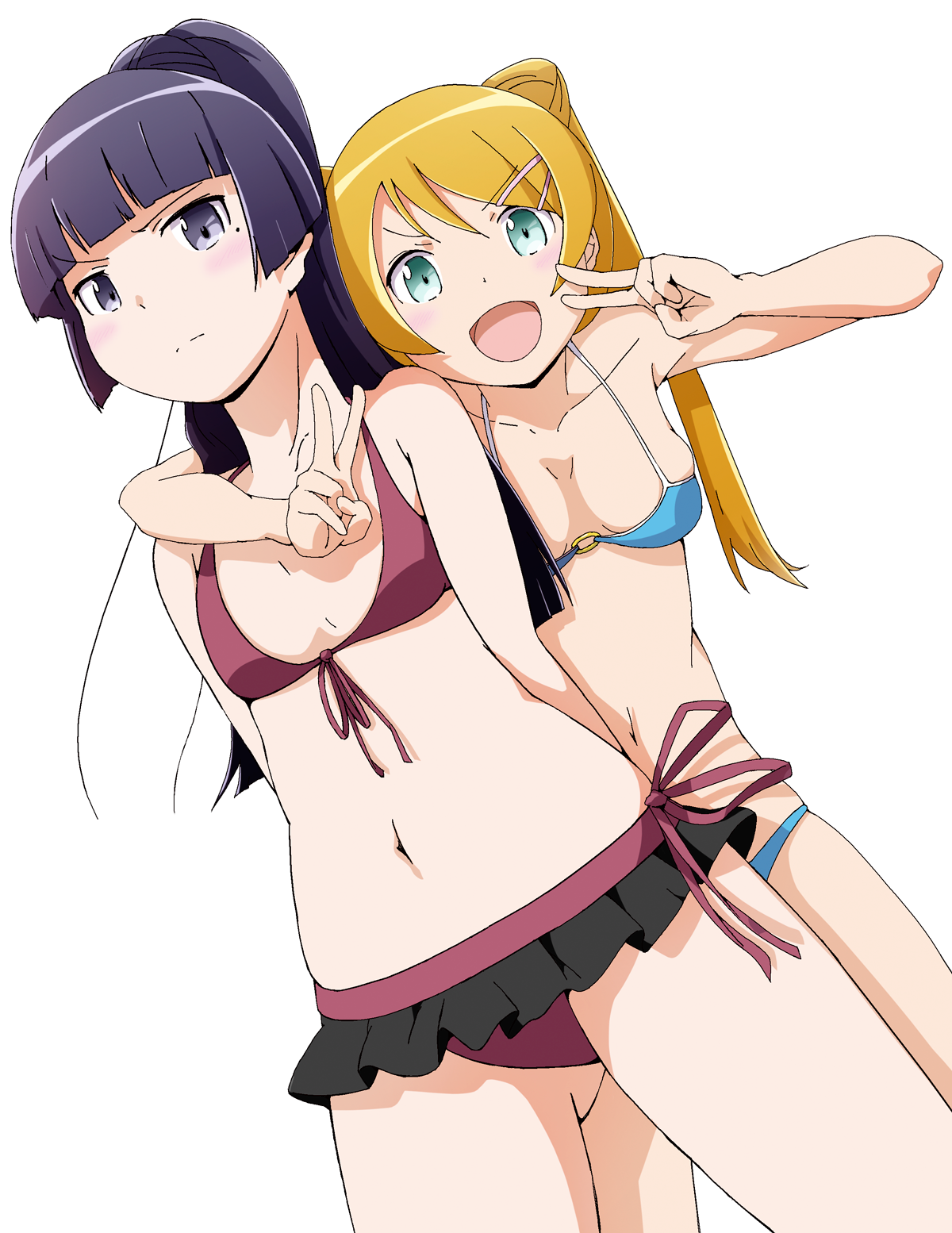 Anime pictureore no imouto ga konnani kawaii wake ga nai gokou ruri kousaka kirino suzumeko long hair tall image 1200x1554261520en