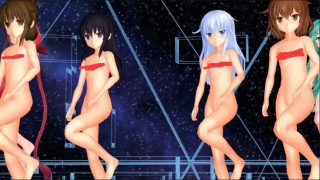 [MMD]艦これ 雷・電・暁・響・江風・山風 PiNK CAT-萌心次元|MoxACG.Moe